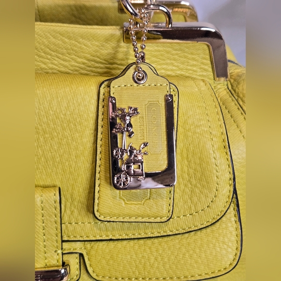 Coach Madison Pinnacle Pebbled Leather Lily Handbag - Picture 5 of 14